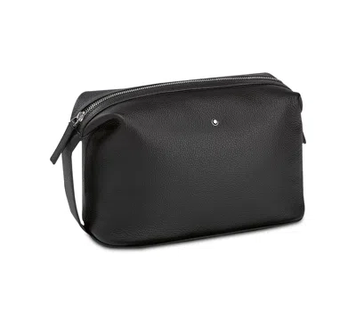 Montblanc Men's Black Meisterstuck Soft Grain Leather Bag In No Color