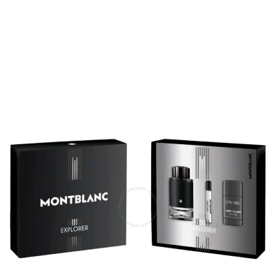 Montblanc Men's Explorer Gift Set Fragrances 3386460135528 In Pink