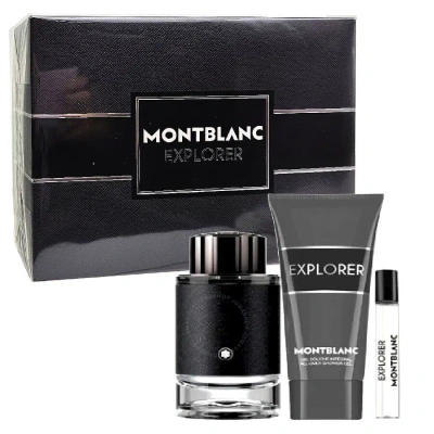 Montblanc Men's Explorer Gift Set Fragrances 3386460139120 In Pink