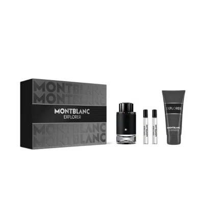 Montblanc Men's Explorer Gift Set Fragrances 3386460167024 In Transparent