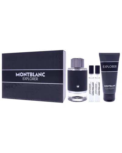Montblanc Men's Explorer Parfum 4pc Gift Set In Multi