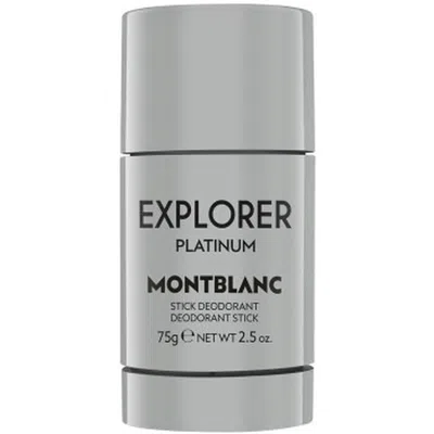 Montblanc Men's Explorer Platinum Deodorant Stick 2.5 oz Fragrances 3386460135894 In Gray