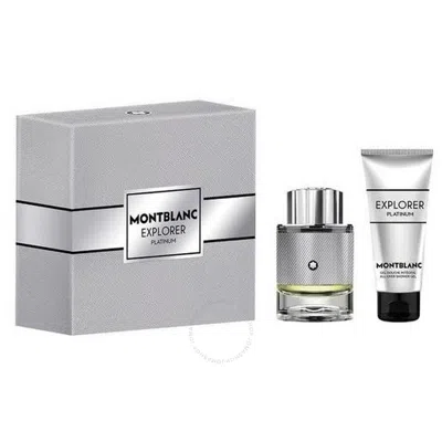 Montblanc Men's Explorer Platinum Gift Set Fragrances 3386460139175 In White