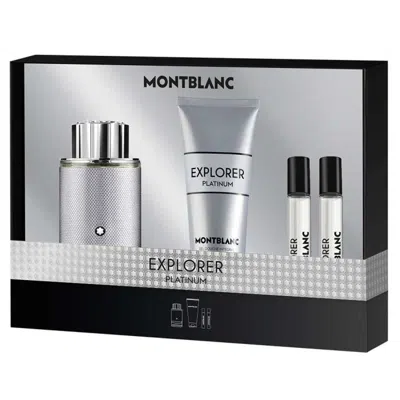 Montblanc Men's Explorer Platinum Gift Set Fragrances 3386460154413