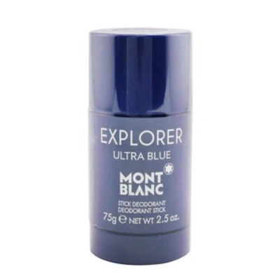 Montblanc Men's Explorer Ultra Blue Deodorant Stick 2.5 oz Bath & Body 3386460124201 In White