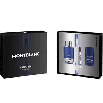 Montblanc Men's Explorer Ultra Blue Gift Set Fragrances 3386460138017