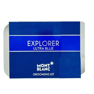 Montblanc Men's Explorer Ultra Blue Spray Gift Set Fragrances 3386460125703 In Blue / Cream / Pink