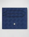 Montblanc Extreme 3.0 Leather Card Holder In Blue
