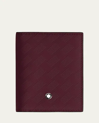 Montblanc Men's Extreme 3.0 Embossed Leather Bifold Card Holder In Purple