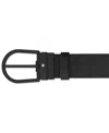 Montblanc Men's Extreme 3.0 Leather Horseshoe Buckle Belt In Black