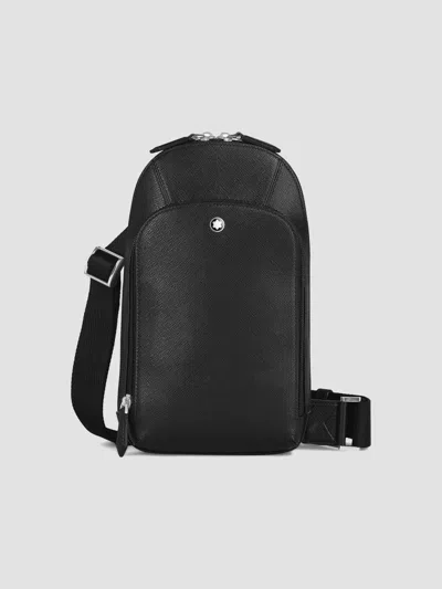 Montblanc Men's Extreme 3.0 Leather Sling Shoulder Bag In Black