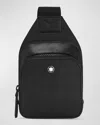 Montblanc Mini Extreme 3.0 Leather Belt Bag In Black