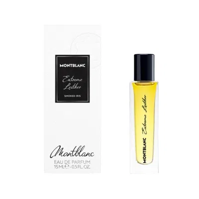 Montblanc Men's Extreme Leather Edp Spray 0.5 oz Fragrances 3386460151764 In Transparent