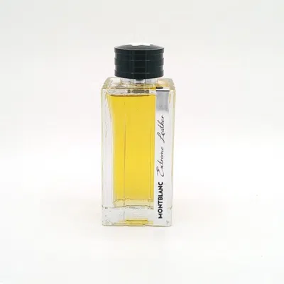 Montblanc Men's Extreme Leather Edp Spray 4.1 oz (tester) Fragrances 3386460143318