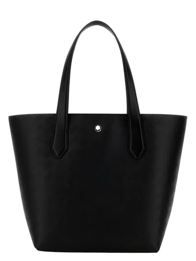 Montblanc Men's Leather Extreme 3.0 146 Shopping Bag In Black