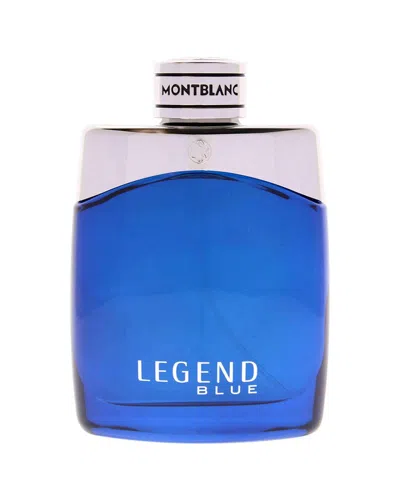 Montblanc Men's Legend Blue 3.3oz Edp Spray In Transparent