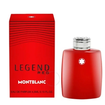 Montblanc Men's Legend Red Edp Spray 0.15 oz Fragrances 3386460128018 In Red   /   Red.