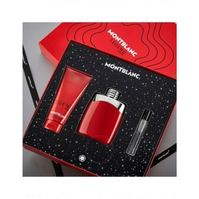 Montblanc Men's Legend Red Gift Set Fragrances 3386460135511 In Red   /   Red.