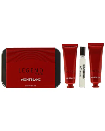 Montblanc Men's Legend Red Gift Set In Transparent