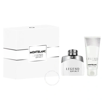 Montblanc Men's Legend Spirit Gift Set Fragrances 3386460139274 In Pink / White