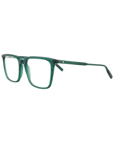Montblanc Men's Mb0011o 57mm Optical Frames In Green