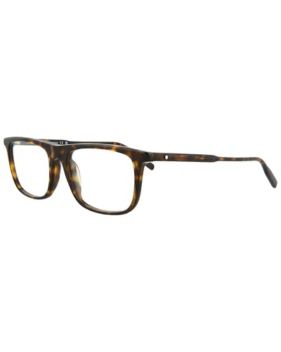 Montblanc Men's Mb0012o 56mm Optical Frames In Brown
