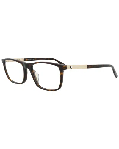 Montblanc Men's Mb0021o 55mm Optical Frames In Brown