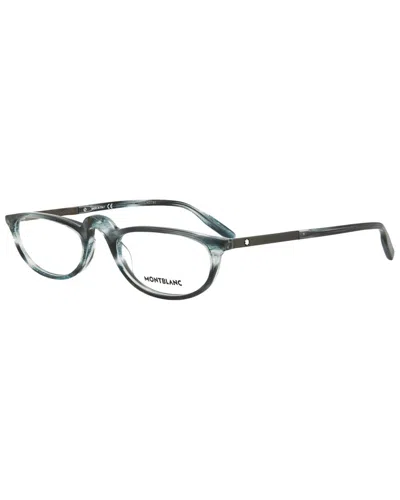 Montblanc Men's Mb0024o 53mm Optical Frames In Blue