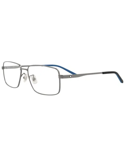 Montblanc Men's Mb0108o 57mm Optical Frames In Gray