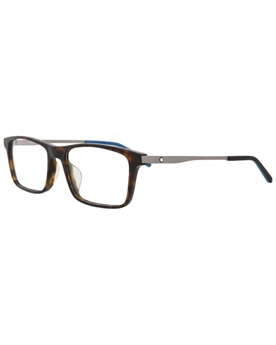 Montblanc Men's Mb0120o 54mm Optical Frames In Brown