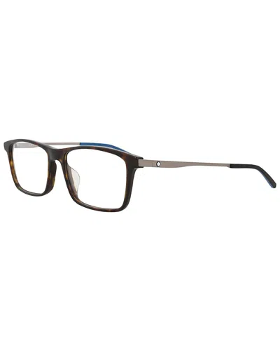 Montblanc Men's Mb0120o 56mm Optical Frames In Brown