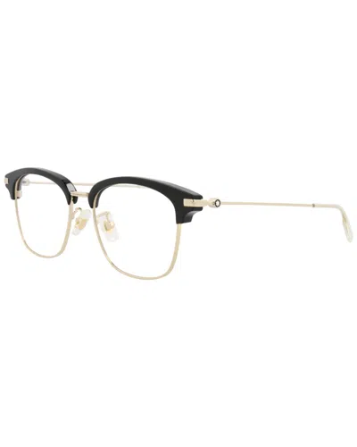 Montblanc Men's Mb0141ok 53mm Optical Frames In Black