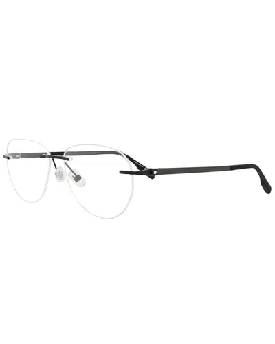 Montblanc Men's Mb0186o 56mm Optical Frames In Black