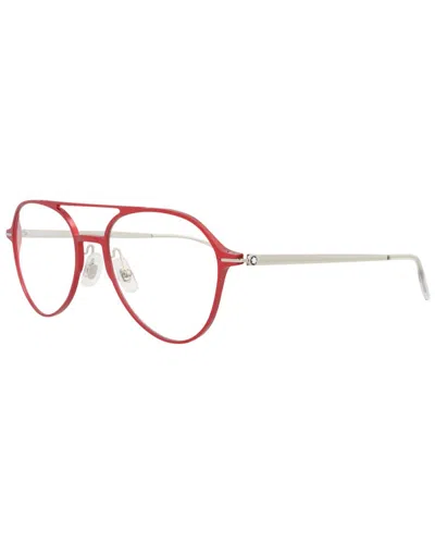 Montblanc Men's Mb0195o 55mm Optical Frames In Red