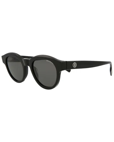 Montblanc Men's Mb0200s 50mm Sunglasses In Black