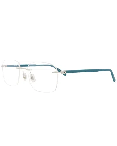 Montblanc Men's Mb0222o 55mm Optical Frames In Blue