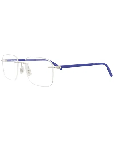 Montblanc Men's Mb0222o 58mm Optical Frames In Blue