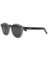 Montblanc Men's Mb0225s 49mm Sunglasses In Gray
