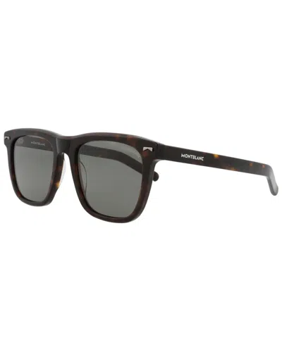 Montblanc Men's Mb0226s 56mm Sunglasses In Brown