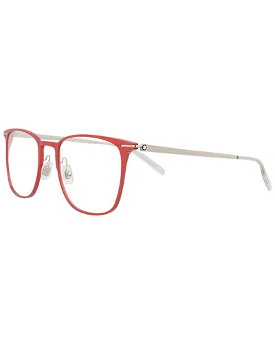 Montblanc Men's Mb0232o 53mm Optical Frames In Red