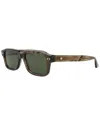 Montblanc Men's Mb0286s 53mm Sunglasses In Green
