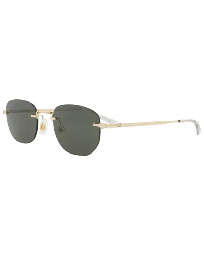 Montblanc Men's Mb0303s 53mm Sunglasses In Green