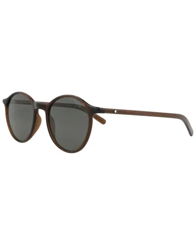 Montblanc Men's Mb0324s 50mm Sunglasses In Gray