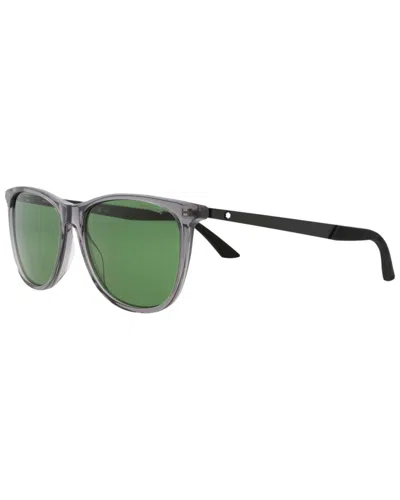 Montblanc Men's Mb0330s 56mm Sunglasses In Orange