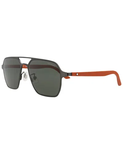 Montblanc Men's Mb0360s 56mm Sunglasses In Multi
