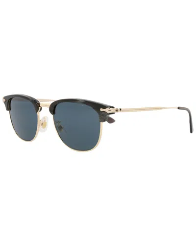 Montblanc Men's Mb0364s 49mm Sunglasses In Gold