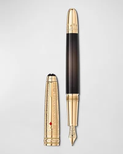 Montblanc Men's Meisterstuck Around The World In 80 Days Doue Classique Fountain Pen
