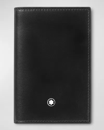 Montblanc Men's Meisterstuck Bifold Card Holder In Black