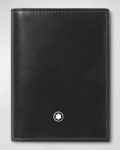 Montblanc Men's Meisterstuck Bifold Card Holder In Black