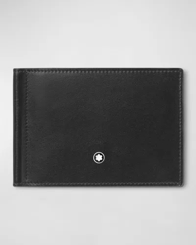 Montblanc Men's Meisterstuck Bifold Wallet With Money Clip In Black